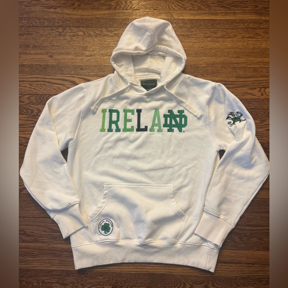 #689 NOTRE DAME TRADITIONAL CRAFT Cream Notre Dame Fighting Irish Irish Heritage